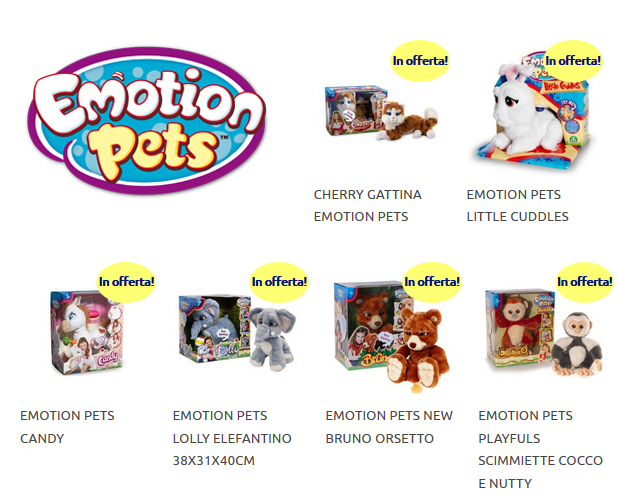 Emotion Pets Giochi Preziosi