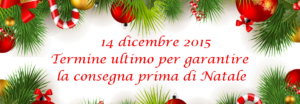 Termine consegne natale