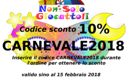 Carnevale 2018 codice sconto