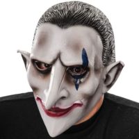 MASCHERA VAMPIRO GRIGIO IN LATTICE C/ CA