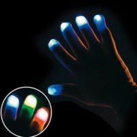 GUANTO CON LUCI LED BATTERIE INCLUSE