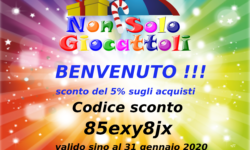 Buono sconto benvenuto 2020