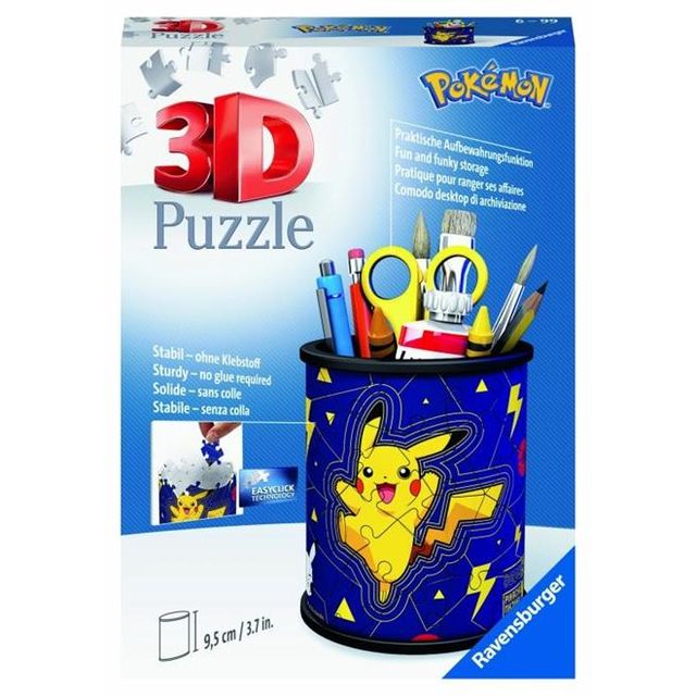Puzzle 3d Portapenne Pokemon