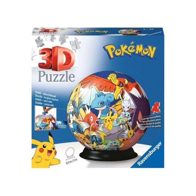 Puzzle 3d 72pz Pokemon Pball             Ravensburger