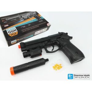 Pistola M19 Flash Gun C/laser/lu. Silenz