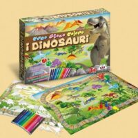Creo-gioco-coloro Dinosauri 40x32x5.5cm  +3anni