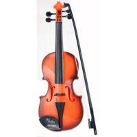 Violino Classico In Plastica 17x8x48.5cm Suono Realistico-accordabile-bontempi +3