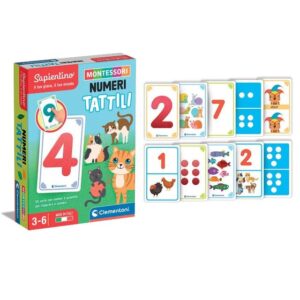 Montessori Carte Numeri Tattili