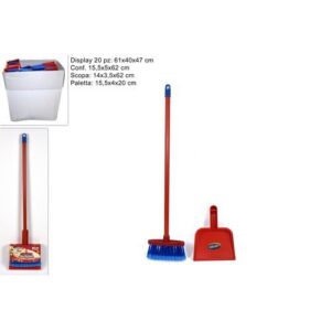 Set Pulizie Scopa + Paletta