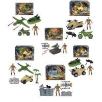 Playset Militari Ass C/mezzi H18