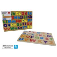 Puzzle 3d Lettere Legno 2 Ass.