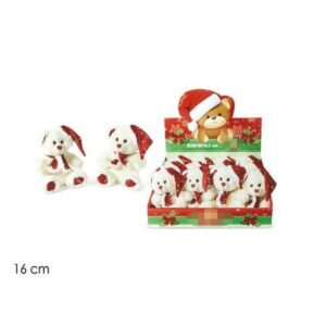 Orsetto Natale H16cm C/sciarpa E Capp D