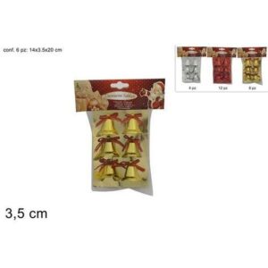 Campanellini Plastica 3.5cm 6pz 3col