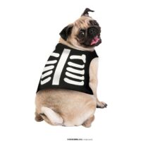 Costume Scheletro Cane Taglia M