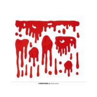 Decorazione Gel Sangue 20x20 Cm