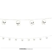 Ghirlanda Luci 12 Teschi 220 Cm