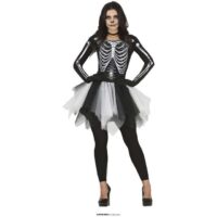 Costume Skeleton Donna Tg 38 - 40
