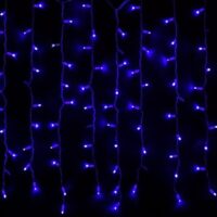 Tenda 4x1mt 200 Led Blu 100% Flash E/c