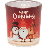 Candela Prof. In Vetro Dis. Natale L45