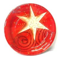 Piatti Cm.23 Pz.8 Rosso Stella