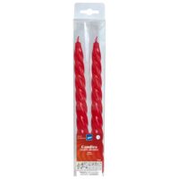 Candela Elicoidale Rosso Lacc.2pz.d8