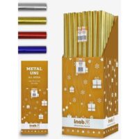 Carta Metal Unicolor Cm.70x1mt Argento