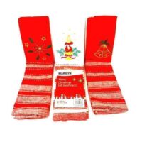 3pz Strofinacci Natale 50x70cm Marika