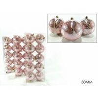 Set 10 Palle 80mm Rosa 3ass
