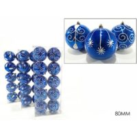 Set 10 Palle 80mm Blu 3ass