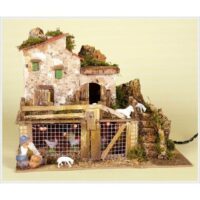 Ambiente Luminoso Cm. 28x15x22 C/galline