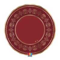 Piatti Cm.25 Pz.6 Royal Red Gold