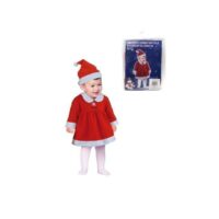 Vestito Babbo Natale Bimba 12-18mesi