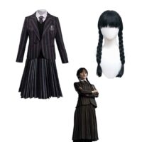 Costume Mercoledi' Addams Nevermore Tg.m
