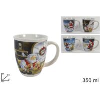 Tazza Natale C/manico 12.5x9.5x10.8cm