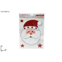 Sticker Babbo Natale Cm 29x40