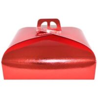 Contenitore Torta Cartone 40x40cm Rosso