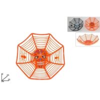 Cestino Halloween C/teschio 2 Col