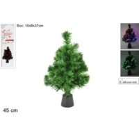 Albero A Fibra Ottica 45cm Verde