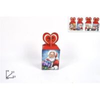 Scatola Regalo C/fiocco Babbo Natale Cla