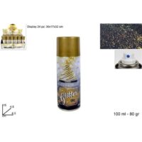 Bomboletta Glitter Oro 100ml ( 80gr)xf01