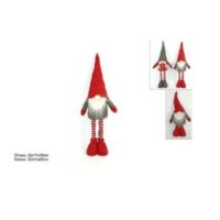 Gnomo Di Natale Gambe Estensibili 65cm