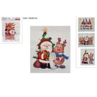 Sticker Adesivo Babbo Natale 3 Ass.
