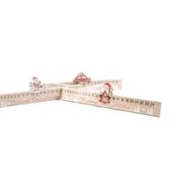 Calendario Avvento Legno 40xh10cm Ass
