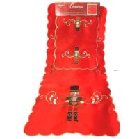 Set 3pz Centrini Natale Poly Shabby