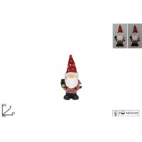 Babbo Natale C/cappello Lana Cm 20