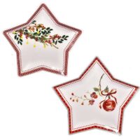 Piatto Stella Cm.23 Charme Natale