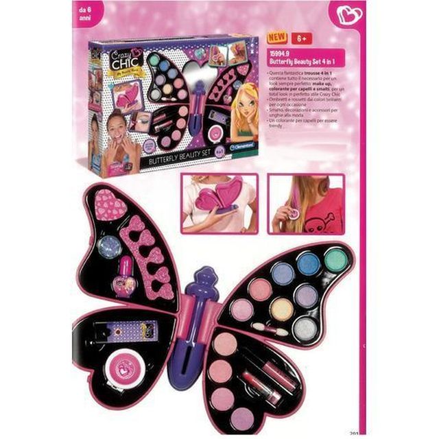 Crazy Chic Butterfly Beauty Set 4 In 1
