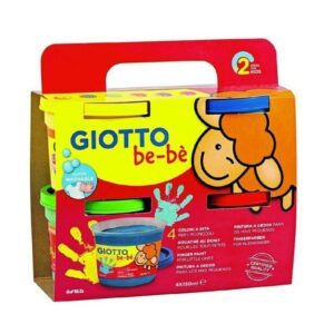 Giotto Bebe Super Colori A Dita 4x150ml