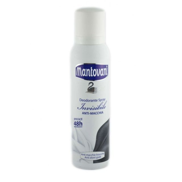 Mantovani Deod.spray Invis Antim 48h 150